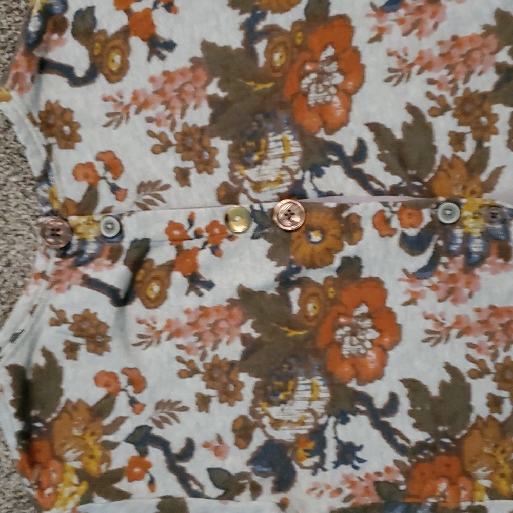 Rare Anthropologie Saturday Sunday Terry Short Sleeve Top with Cute Back Medium - Picture 7 of 9